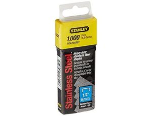 STANLEY ZSZYWKI G  6mm 1000 WYTRZYMAŁE, STAL NIERDZEWNA