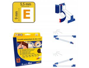 USZCZELKA BRĄZ.  E-6mb