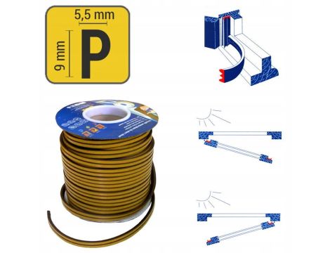 USZCZELKA BRĄZ. P-100mb - 7