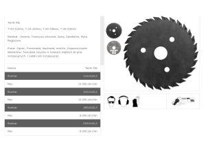 TARPOL TARNIK PIŁA fi 230mm    T-30.....