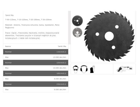 TARPOL TARNIK PIŁA fi 230mm    T-30.....