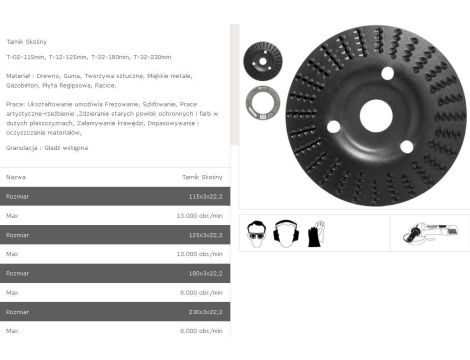 TARPOL TARNIK SKOŚNY fi 125mm    T-12 GŁADŹ WSTĘPNA.