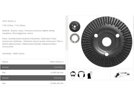 TARPOL TARNIK SKOŚNY fi 125mm    T-15 GŁADŹ WYŻSZA.