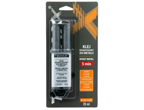 TECMAXX KLEJ EPOKSYDOWY DO METALU 5 MINUT - STRZYKAWKA  25ml