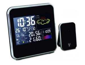 TERMOMETR ELEKTRONICZNY ZEW./WEW. KOLOROWY WYŚWIETLACZ LCD