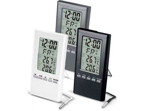 TERMOMETR ELEKTRONICZNY ZEW./WEW. Z SONDĄ NA PRZEWODZIE. WBG