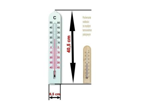 TERMOMETR POKOJOWY PLASTIKOWY 66x405 DUŻY - 2