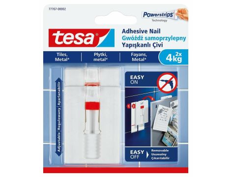 TESA GWÓŹDŹ SAMOPRZYLEPNY DO PŁYTEK 4KG /REGULOWANY - 2