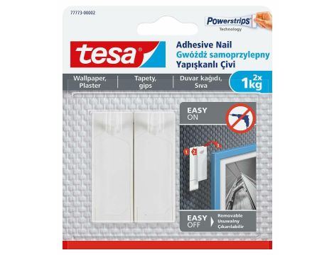 TESA GWÓŹDŹ SAMOPRZYLEPNY DO TAPET 1KG