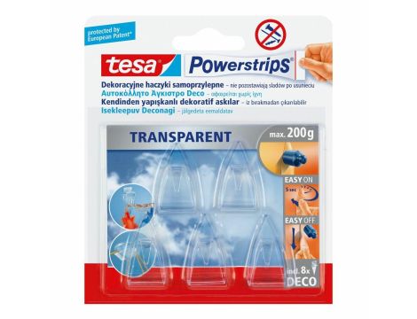TESA HACZYK DECO PRZEZROCZYSTY 5szt.