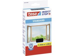 TESA MOSKITIERA OKIENNA CZARNA STANDARD 1,1 x 1,3m