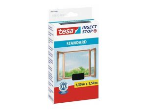 TESA MOSKITIERA OKIENNA CZARNA STANDARD 1,3m x 1,5m