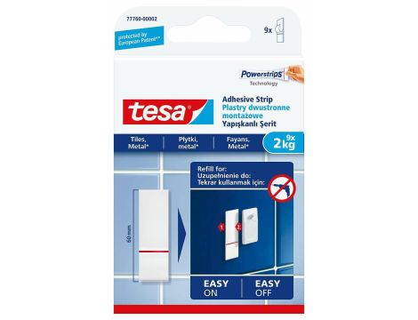 TESA PLASTRY MONTAŻOWE DO PŁYTEK 2KG