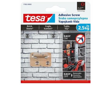 TESA ŚRUBA SAMOPRZYLEPNA NA ZEWNĄT. 2,5 KG /KWADRAT ...