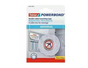 TESA TAŚMA DWUSTRONNA POWERBOND 1,5m x 19mm UNIWERSALNA