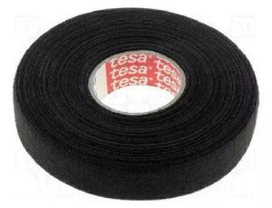 TESA TAŚMA IZOLACYJNA CZARNA PARCIANA 19mm x 25m 5000V