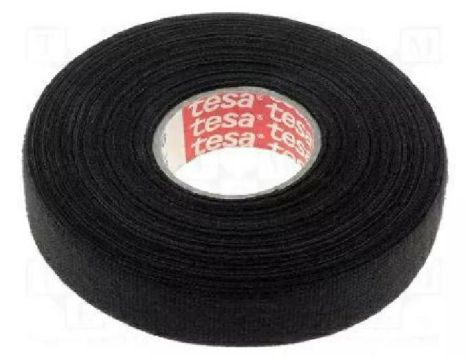 TESA TAŚMA IZOLACYJNA CZARNA PARCIANA 19mm x 25m 5000V