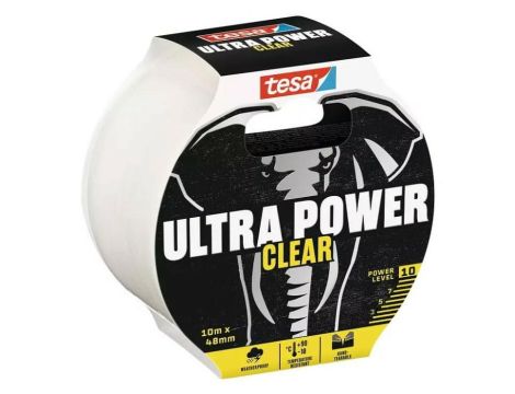TESA TAŚMA NAPRAWCZA PRZEZROCZYSTA 10m x 48mm ULTRA POWER ...