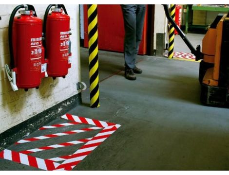 TESA TAŚMA OSTRZEG. BIAŁO-CZERWONA 33m 50mm - 2