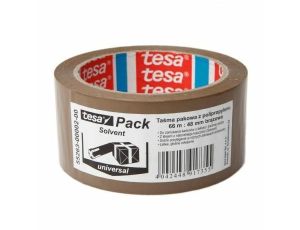 TESA TAŚMA PAKOWA SOLVENT 66m 48mm BRĄZ