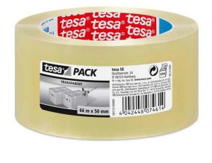 TESA TAŚMA PAKOWA STANDARD 66m x 48mm BEZBARWNA