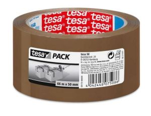 TESA TAŚMA PAKOWA STANDARD 66m x 48mm BRĄZ