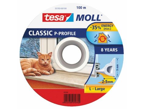 TESA USZCZELKA BIAŁA  P - 100m