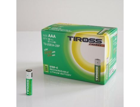 TIROSS BATERIA ŁADOWALNA R03 AAA 2szt - 3