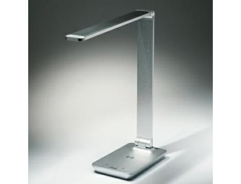 TIROSS LAMPKA BIURKOWA 48 SMD LED 10W 580 LUMENÓW /SREBRNA