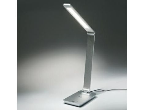 TIROSS LAMPKA BIURKOWA 48 SMD LED 10W 580 LUMENÓW /SREBRNA - 2