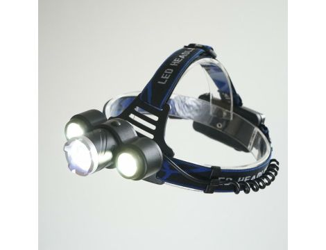 TIROSS LATARKA AKUMULATOROWA CZOŁOWA ZOOM CREE TS-1196