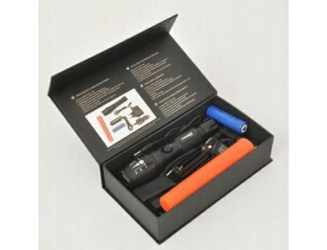 TIROSS LATARKA AKUMULATOROWA ZOOM CREE 10W T6 XML TS-1154