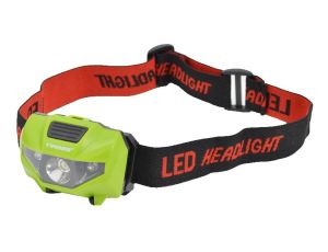 TIROSS LATARKA CZOŁOWA 1W + 2 CZER. LED 3xAAA / BEZ BATERII