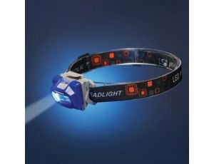 TIROSS LATARKA CZOŁOWA 3W+1,5W COB WODOODPORNA 3xAAA / BEZ BATERII