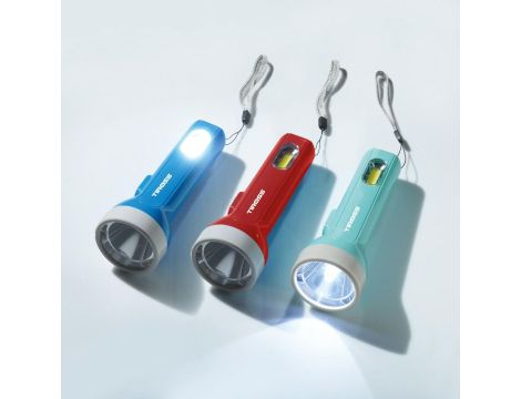 TIROSS LATARKA NA BATERIE 1W LED 70lm+COB LED 80lm