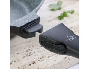 TIROSS PATELNIA GRANITOWA 28cm TS-1445 ODŁĄCZANA UCHWYT - image 2