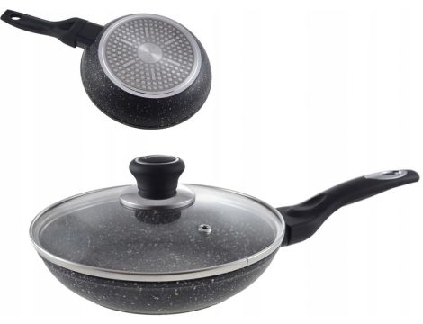 TIROSS PATELNIA MARMUR 26cm TS-1255P / Z POKRYWKĄ - 3