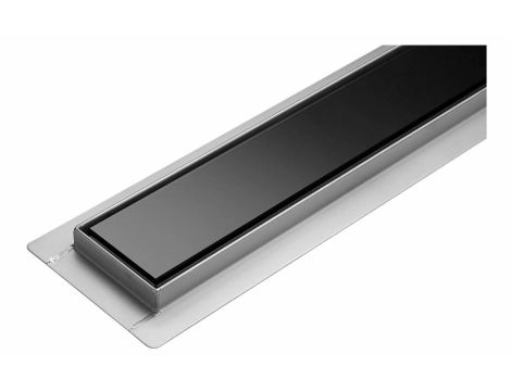 FALA ODPŁYW LINIOWY WET DRY BLACK GLASS 80 CM
