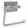 FALA UCHWYT NA PAPIER TOALETOWY STEELY Z TAŚMĄ 3M... - 3