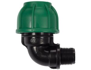 FLO KOLANKO DO RUR PE 90st. 25mm x GZ 1/2 DO INSTALACJI WODNYCH..