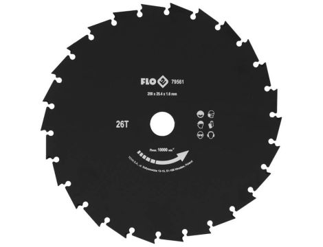 FLO NÓŻ DO KOSY / TARCZA PRZECINAK. 250mm / 25,4mm