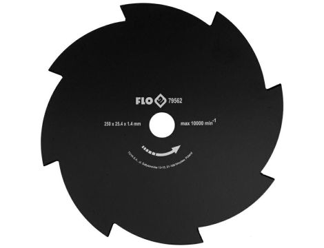 FLO NÓŻ DO KOSY / TARCZA TNĄCA 8-ZĘBÓW 250/25,4mm