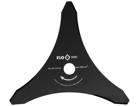 FLO NÓŻ DO KOSY / TRÓJZĄB 2mm/305mm/25,4mm