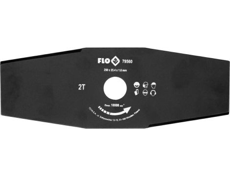 FLO NÓŻ DO KOSY 2-RAMIENNY 250mm / 25,4mm