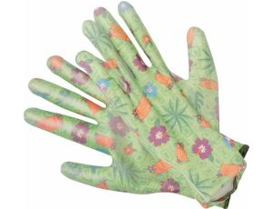 FLO RĘKAWICE OGRODOWE KWIATKI-ZIEL.  8