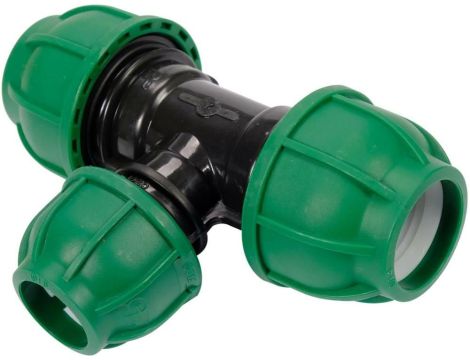 FLO TRÓJNIK DO RUR PE 32mm x 25mm x 32mm DO INSTALACJI WODNYCH..