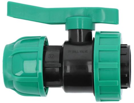 FLO ZAWÓR KULOWY 32mm x 1" PP