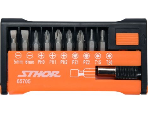 STHOR KOŃCÓWKI ŚRUBOKRĘTOWE 10el........