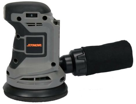 STHOR SZLIFIERKA ORBITALNA 20V 125mm   BEZ AKU. I ŁAD.