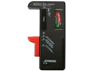 STHOR TESTER BATERII 1,5V ORAZ 9V